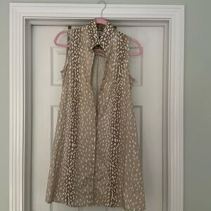 Tuckernuck sleeveless shirt dress